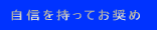 自信を持ってお奨め